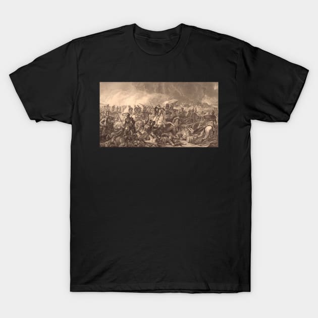 Charge of the Guards at Waterloo 1815 T-Shirt by artfromthepast